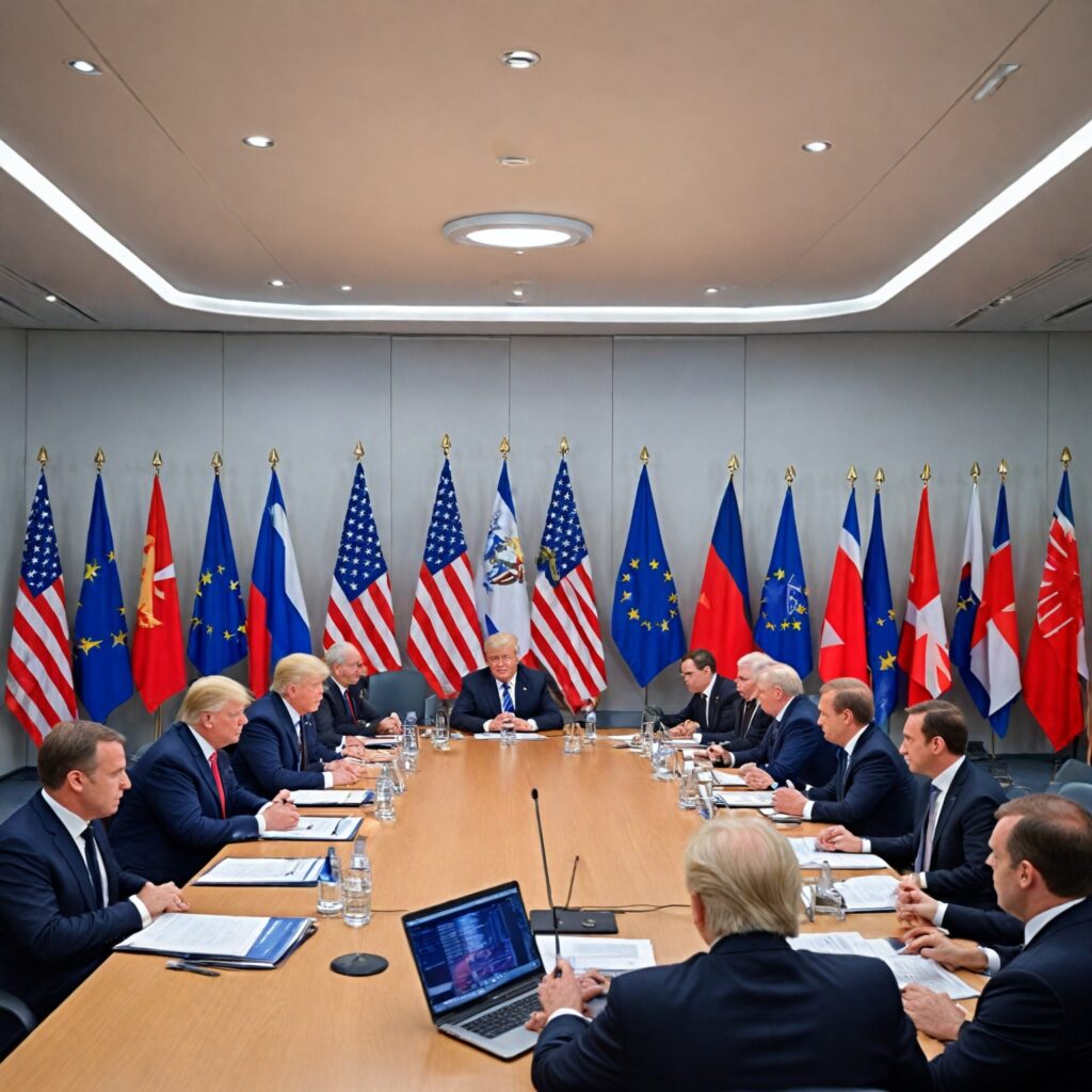 'It's unlike anything we have seen before:' European Union left reeling after Trump's first 100 days