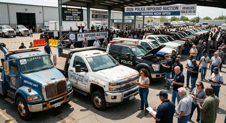 Essential Tips for Purchasing Police Impound Trucks at Auction in 2026